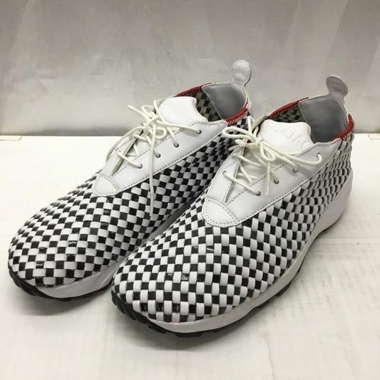 ナイキ NIKE スニーカー スニーカー 318997-101 AIR FOOTSCAPE WOVEN CHUCCA 10AC 宇野薫 28.5cm 28.5cm ロゴ、文字 白 / ホワイト / X 黒 / ブラック / X 赤 / レッド /  メンズ USED 古着 中古 10110160