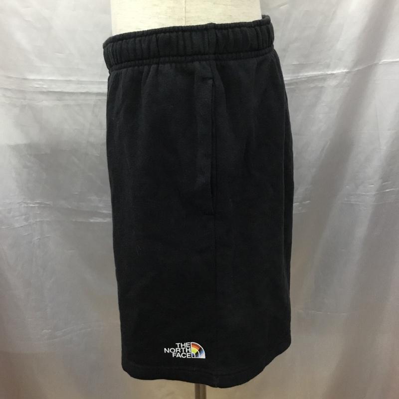 ザノースフェイス THE NORTH FACE パンツ ショートパンツ ショートパンツ ハーフパンツ カジュアルパンツ スウェットパンツ L ロゴ、文字 黒 / ブラック /  メンズ USED 古着 中古 10114574