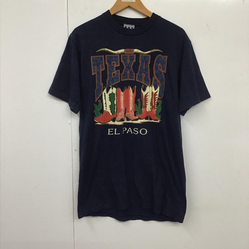 古着 USED Tシャツ 半袖 半袖カットソー プリントTシャツ クルーネックカットソー M プリント 紺 / ネイビー /  メンズ USED 古着 中古 10132418