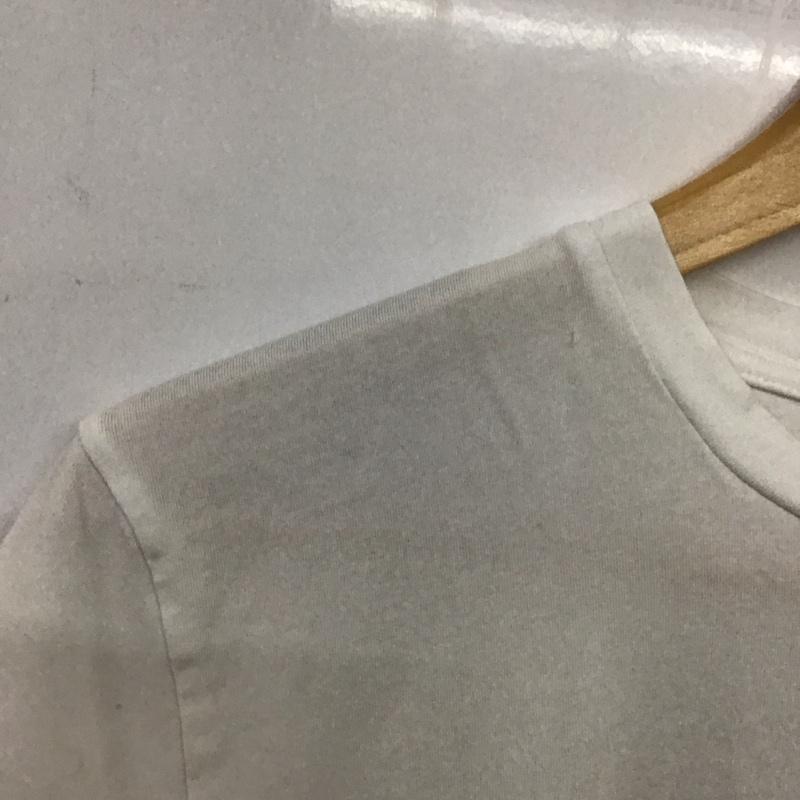 エンポリオアルマーニ EMPORIO ARMANI Tシャツ 半袖 半袖カットソー プリントTシャツ クルーネックカットソー M ロゴ、文字 白 / ホワイト /  メンズ USED 古着 中古 10132299