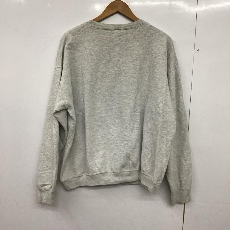 古着 USED トレーナー 長袖 長袖トレーナー スウェット クルーネック プルオーバー 80s 90s usa製 XXL プリント 灰 / グレー /  メンズ USED 古着 中古 10147274
