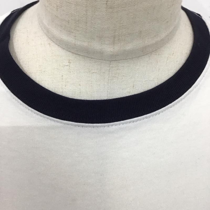 トミーヒルフィガー TOMMY HILFIGER Tシャツ 半袖 半袖カットソー プリントTシャツ クルーネックカットソー L ロゴ、文字 白 / ホワイト /  メンズ USED 古着 中古 10123775