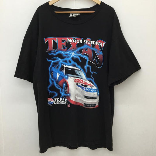 リー Lee Tシャツ 半袖 Lee SPORTS TEXAS MOTOR SPEEDWAY 黒 Tシャツ XL プリント 黒 / ブラック /  メンズ USED 古着 中古 10148473