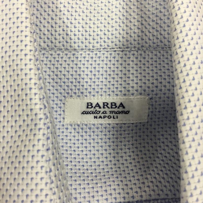バルバ BARBA シャツ、ブラウス 長袖  水色 / ライトブルー /  メンズ USED 古着 中古 10108960