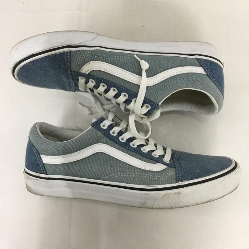 バンズ VANS スニーカー スニーカー 721454 デニム 27.5cm 27.5cm ロゴ、文字 水色 / ライトブルー /  メンズ USED 古着 中古 10128980