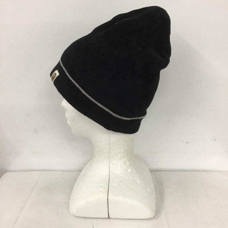 アベイシングエイプ A BATHING APE 帽子 ニット帽 ビーニー ワンポイント 黒 / ブラック /  メンズ USED 古着 中古 10124407