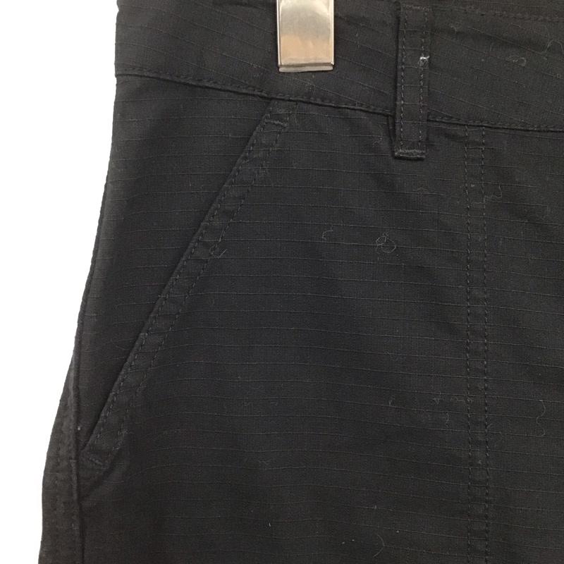 エックスガール X-girl パンツ ワークパンツ、ペインターパンツ 105232031007 ミリタリーフレアパンツ S 無地 黒 / ブラック /  レディース USED 古着 中古 10142784