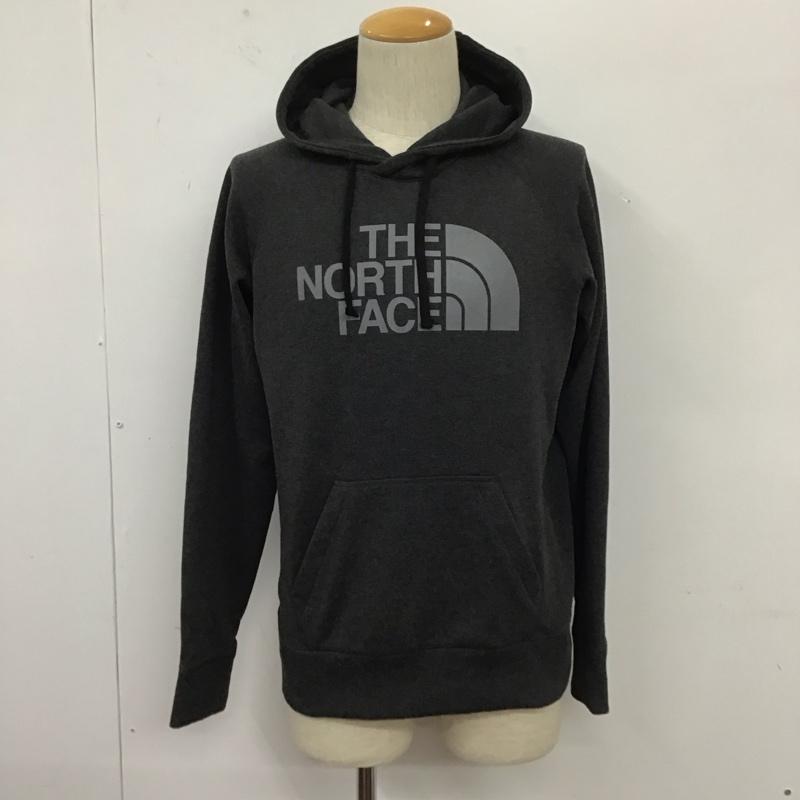 ザノースフェイス THE NORTH FACE パーカー 長袖 NT61795 カラーヘザードスウェットフーディ長袖パーカー プリントスウェット M ロゴ、文字 灰 / グレー /  メンズ USED 古着 中古 10110428