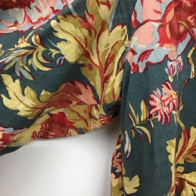 ザラ ZARA シャツ、ブラウス 長袖 L 総柄 マルチカラー / マルチカラー /  レディース USED 古着 中古 10144249