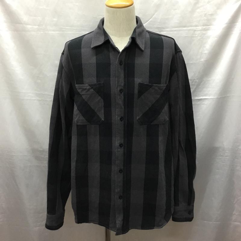 アヴィレックス AVIREX シャツ、ブラウス 長袖 長袖シャツ カラーシャツ ポケットシャツ 長袖カットソー チェックシャツ XL チェック マルチカラー / マルチカラー /  メンズ USED 古着 中古 10120460