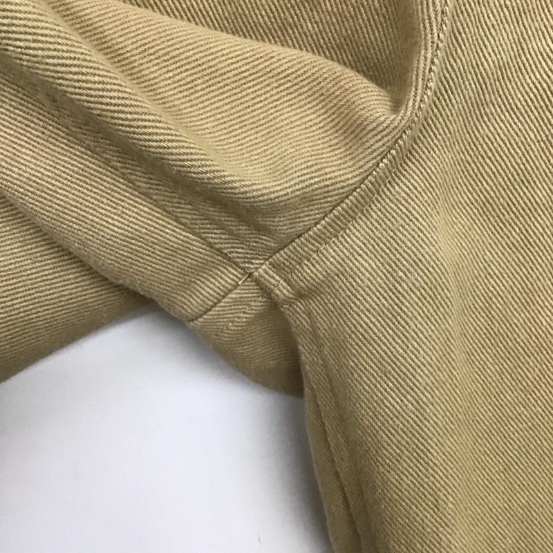 アイテムズ アーバンリサーチ ITEMS URBAN RESEARCH パンツ ワークパンツ、ペインターパンツ it25-14a020 カラーコットンクリースパンツ ワイドパンツ L 無地 ベージュ / ベージュ /  メンズ USED 古着 中古 10139017
