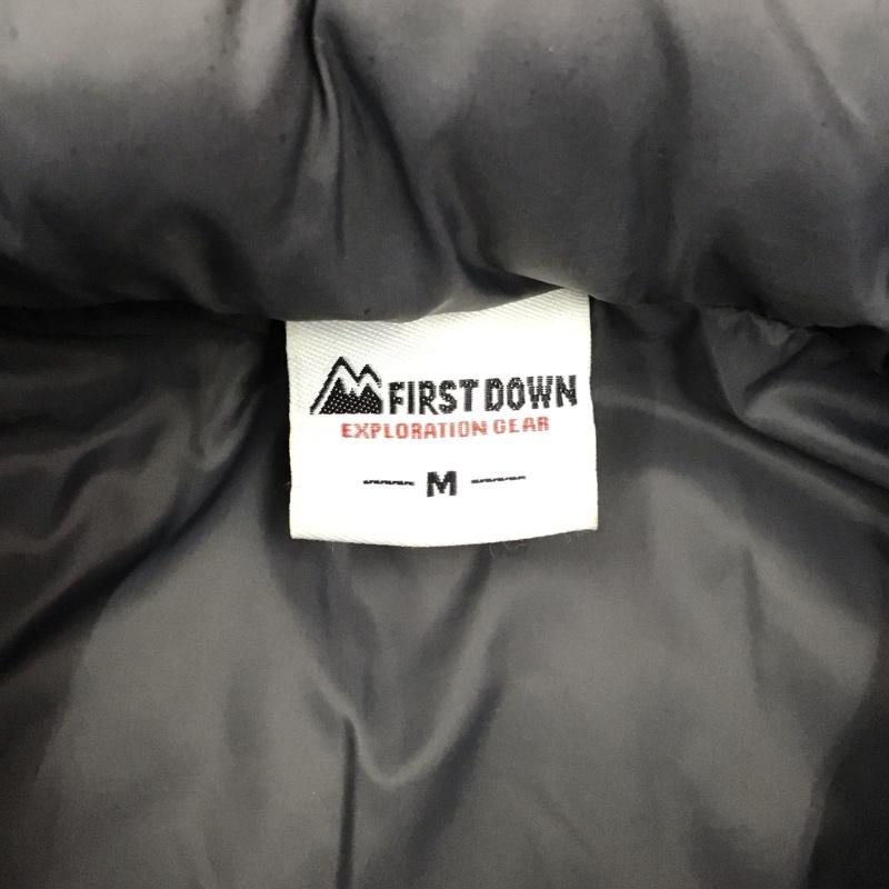ファーストダウン FIRST DOWN ジャケット、上着 ジャケット、ブレザー 642931 中綿ジャケット M ロゴ、文字 黒 / ブラック /  メンズ USED 古着 中古 10121157