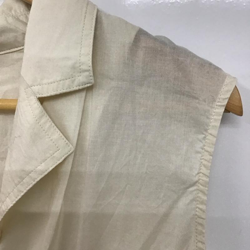 アズールバイマウジー AZUL BY MOUSSY ベスト ベスト 250hsm30-287c ドロストリングシアーベスト ノースリーブカットソー FREE 無地 白 / ホワイト /  レディース USED 古着 中古 10142693