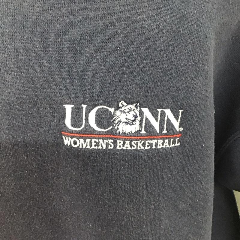 リー Lee トレーナー 長袖 長袖トレーナー スウェット カラーネック リブスウェットカットソー 古着 XL ロゴ、文字 紺 / ネイビー /  メンズ USED 古着 中古 10124175