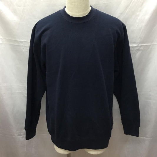 プロクラブ PRO CLUB トレーナー 長袖 M 無地 紺 / ネイビー /  メンズ USED 古着 中古 10113440