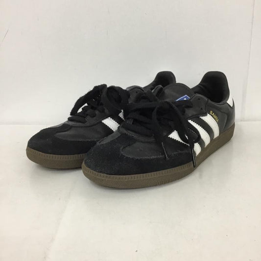 アディダス adidas スニーカー スニーカー B75807 Samba OG 24cm 24.0cm ロゴ、文字 黒 / ブラック / X 白 / ホワイト /  レディース USED 古着 中古 10146868