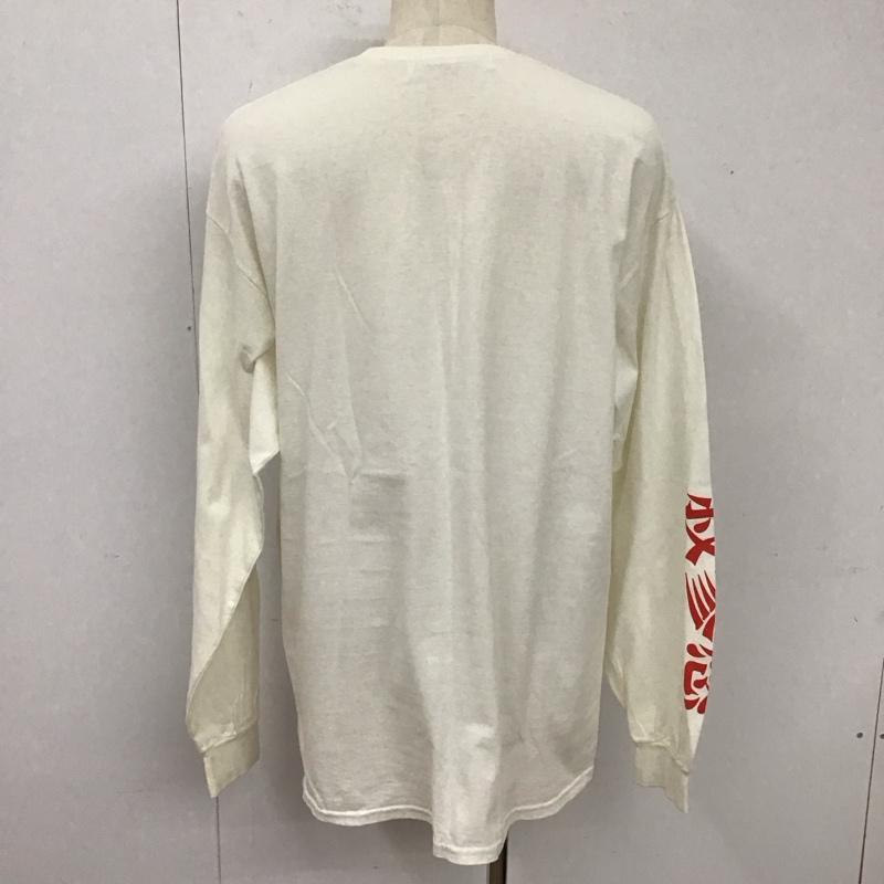 レジェンダ LEGENDA カットソー 長袖 長袖カットソー クルーネックカットソー ロングスリーブカットソー プリントTシャツ プリント 白 / ホワイト /  メンズ USED 古着 中古 10118301