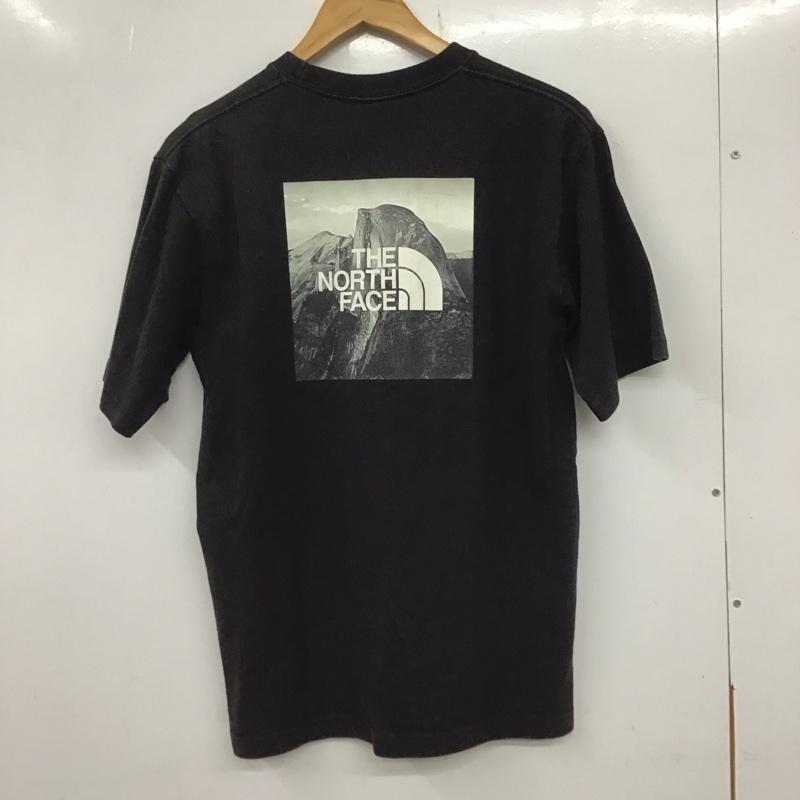 ザノースフェイス THE NORTH FACE Tシャツ 半袖 nt32036 Tシャツ 半袖カットソー プリントTシャツ S ロゴ、文字 黒 / ブラック /  メンズ USED 古着 中古 10134596