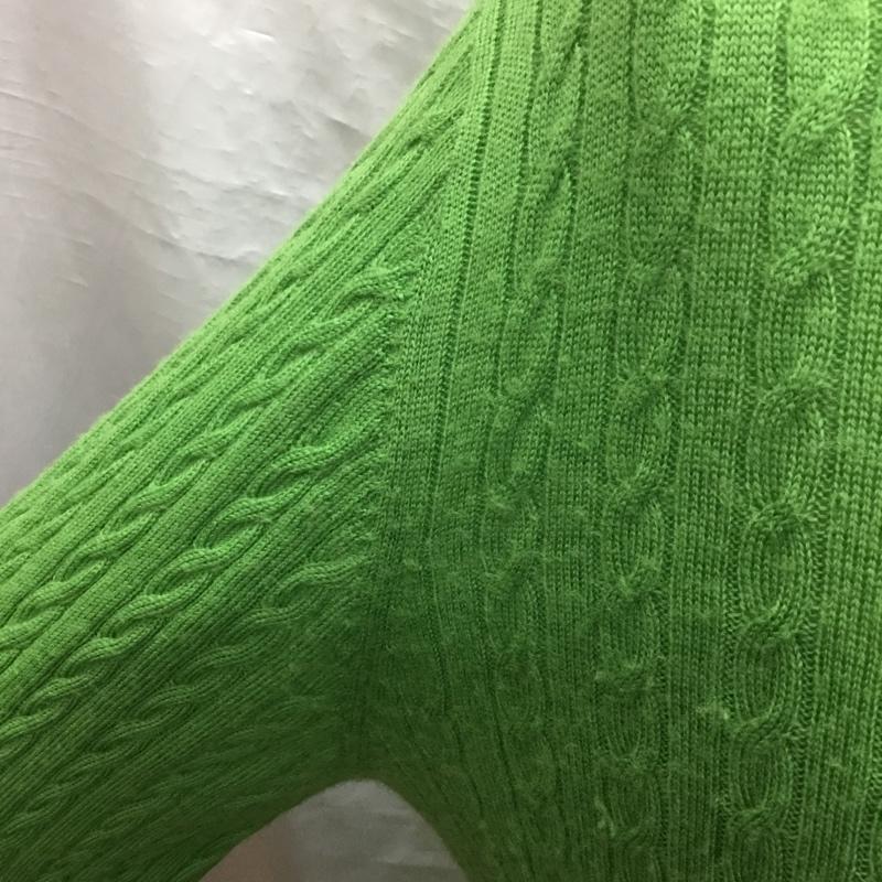 ブルーレーベル・クレストブリッジ BLUE LABEL CRESTBRIDGE ニット、セーター 長袖 3 無地 緑 / グリーン /  メンズ USED 古着 中古 10121815