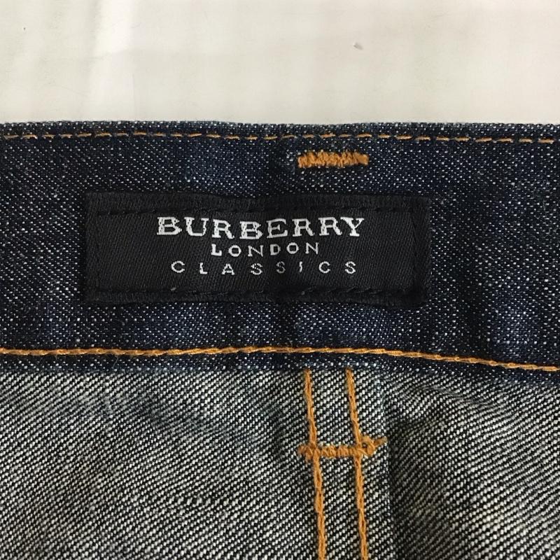 バーバリーロンドン Burberry London パンツ デニム、ジーンズ デニムパンツ ストレートパンツ ワイドパンツ カジュアルパンツ 無地 インディゴ / インディゴ /  メンズ USED 古着 中古 10119951
