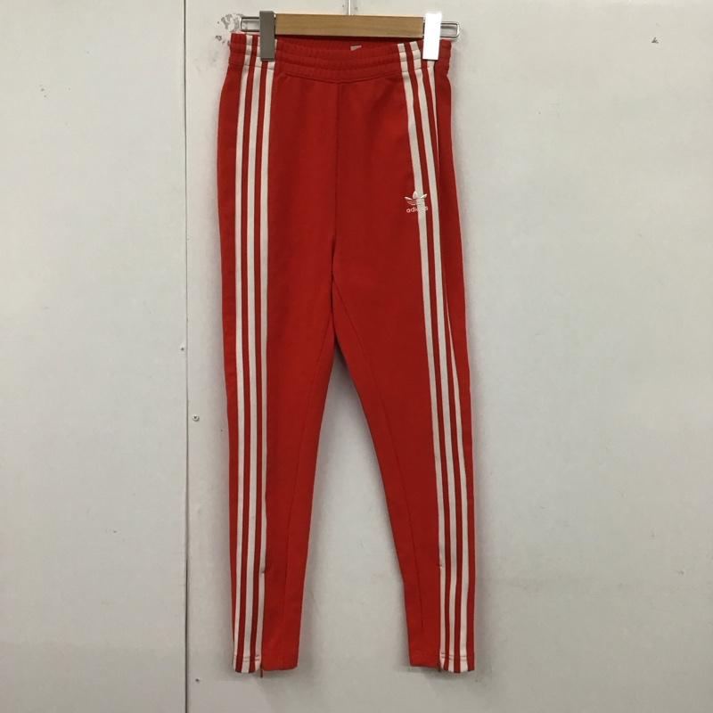 アディダス adidas ボトムス ボトムス DH2716 トラックパンツ ジャージ イージー ラインパンツ M 無地 赤 / レッド /  レディース USED 古着 中古 10129778