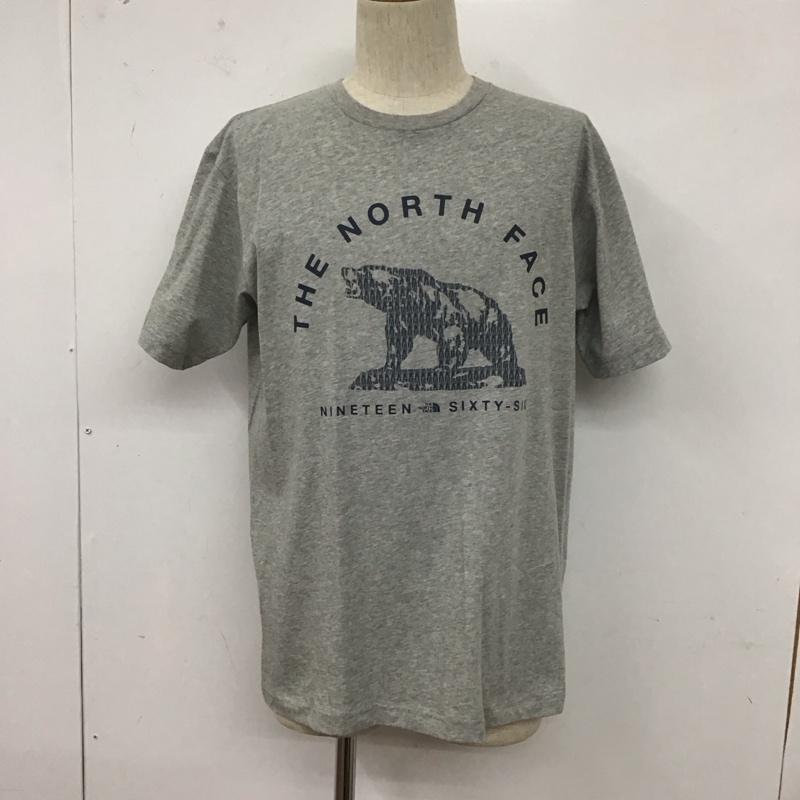 ザノースフェイス THE NORTH FACE Tシャツ 半袖 nt31803x Tシャツ 半袖カットソー プリントTシャツ XL プリント 灰 / グレー /  メンズ USED 古着 中古 10127323