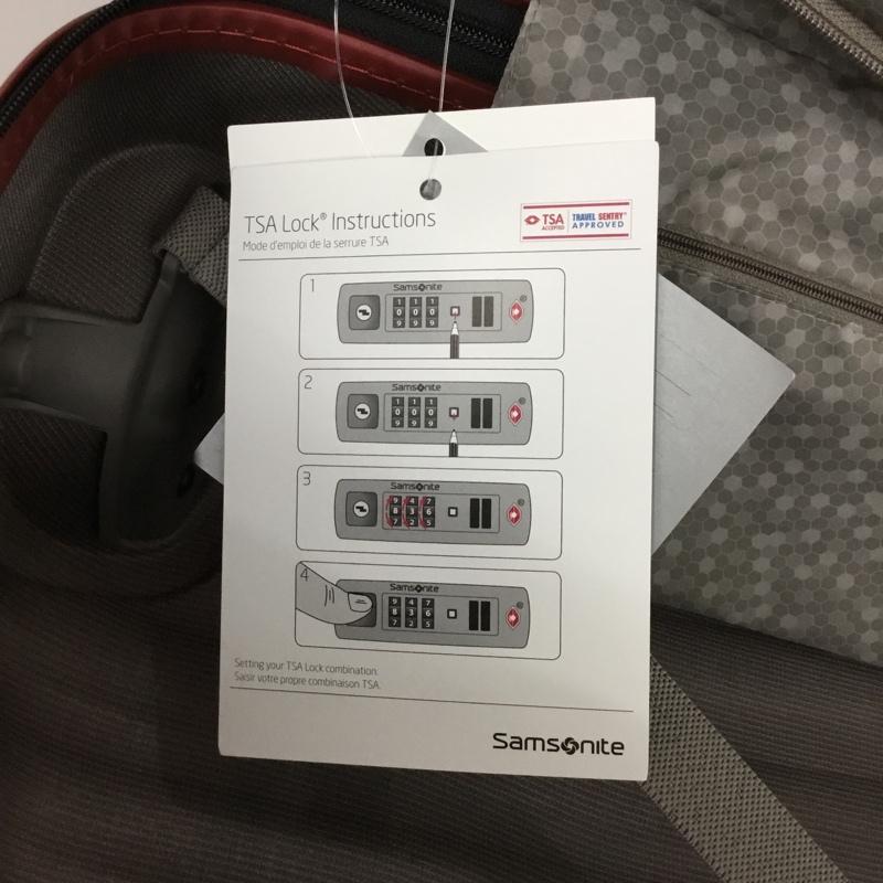 サムソナイト Samsonite スーツケース、トランク スーツケース、トランク 73351 コスモライト COSMOLITE 94L 箱有 ロゴ、文字 赤 / レッド /  メンズ USED 古着 中古 10128356