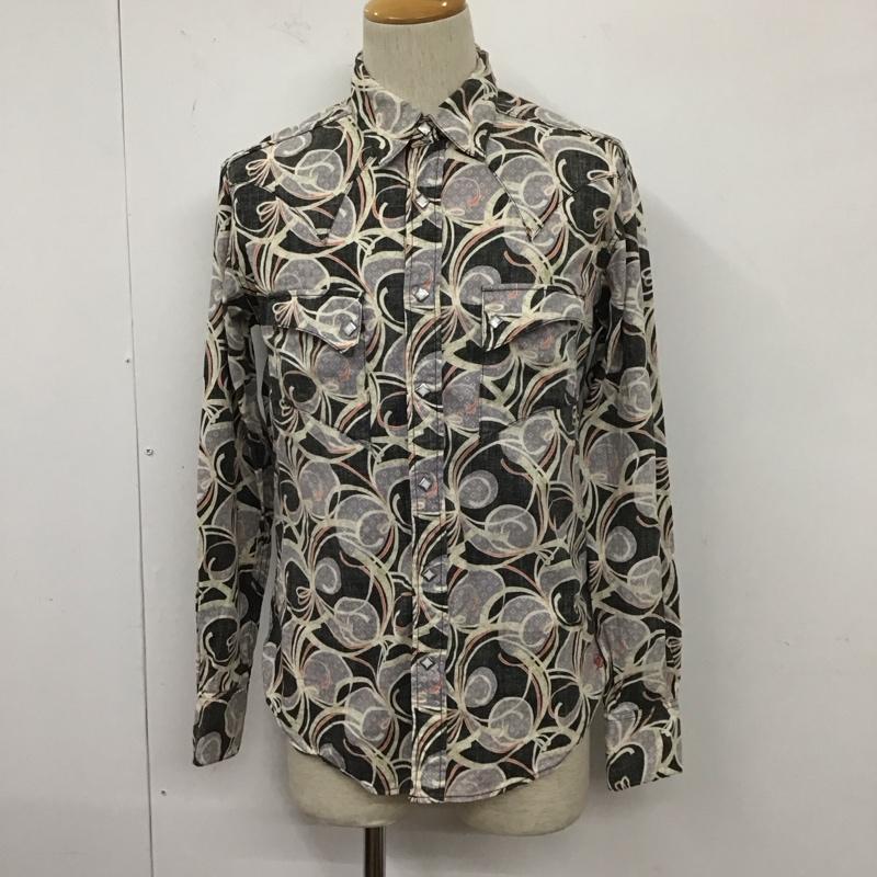 エターナル ETERNAL シャツ、ブラウス 長袖 長袖シャツ 総柄シャツ カラーシャツ ポケットシャツ L プリント マルチカラー / マルチカラー /  メンズ USED 古着 中古 10128015