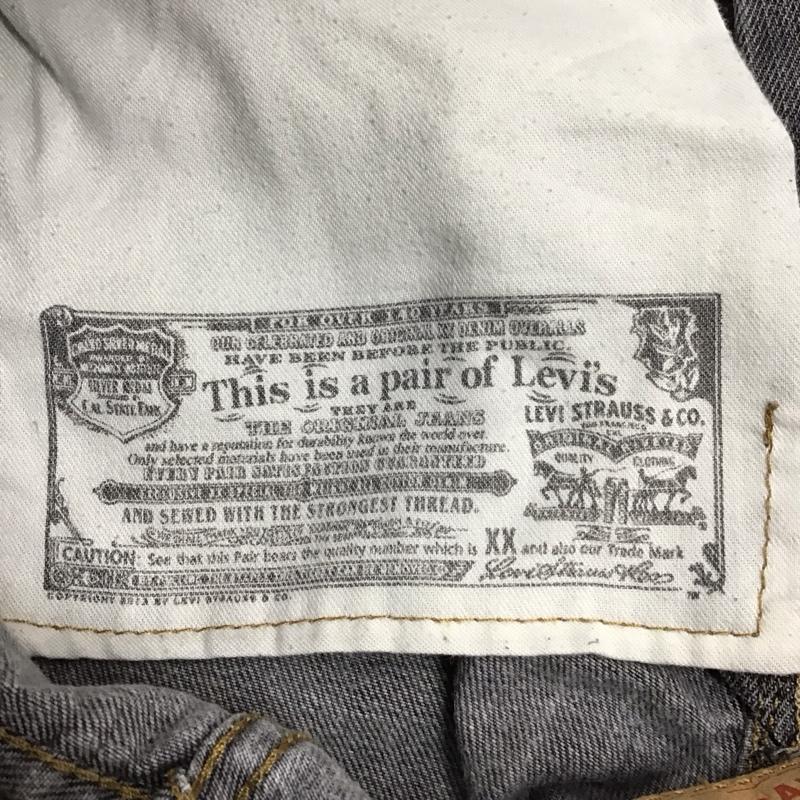 リーバイストラウスアンドコー Levi Strauss & co. パンツ デニム、ジーンズ デニムパンツ ストレートパンツ ワイドパンツ カジュアルパンツ 34インチ 無地 黒 / ブラック /  メンズ USED 古着 中古 10117439