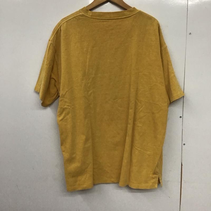 グラニフ graniph Tシャツ 半袖 半袖カットソー プリントTシャツ クルーネックカットソー XL プリント 黄 / イエロー /  メンズ USED 古着 中古 10149121