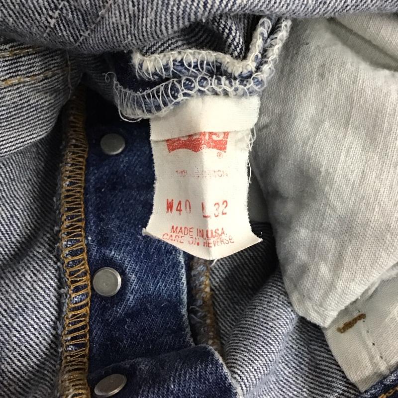 リーバイストラウスアンドコー Levi Strauss & co. パンツ デニム、ジーンズ デニムパンツ ストレートパンツ ワイドパンツ カジュアルパンツ 40 無地 インディゴ / インディゴ /  メンズ USED 古着 中古 10112485