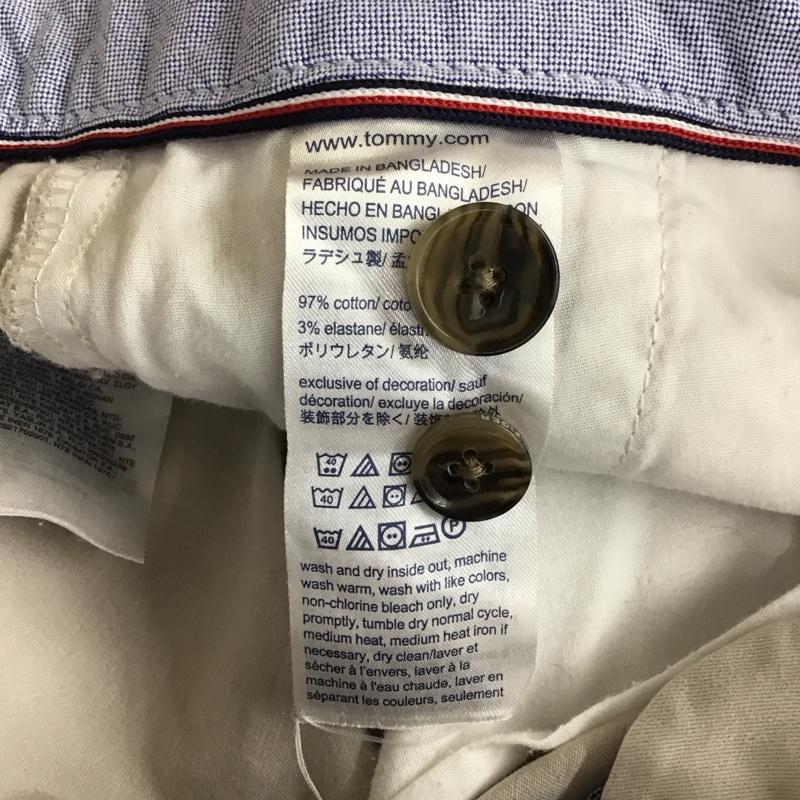 トミーヒルフィガー TOMMY HILFIGER パンツ チノパン C81 78C8596 ワンポイント 灰 / グレー /  メンズ USED 古着 中古 10116799