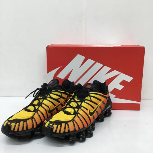 ナイキ NIKE スニーカー スニーカー AV3595-004 Shox TL Sunrise 26.0cm ロゴ、文字 黒 / ブラック / X 赤 / レッド /  メンズ USED 古着 中古 10133949