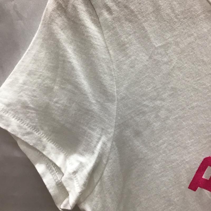 ポロラルフローレン POLO RALPH LAUREN Tシャツ 半袖 キッズ L ロゴ、文字 白 / ホワイト /  ガールズ USED 古着 中古 10116920