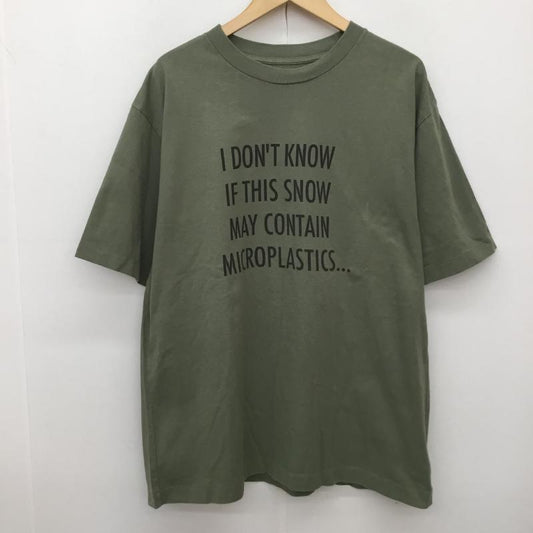 ザ ノースフェイス パープルレーベル THE NORTH FACE PURPLE LABEL Tシャツ 半袖 NT3063N L ロゴ、文字 カーキ / カーキ /  メンズ USED 古着 中古 10151122
