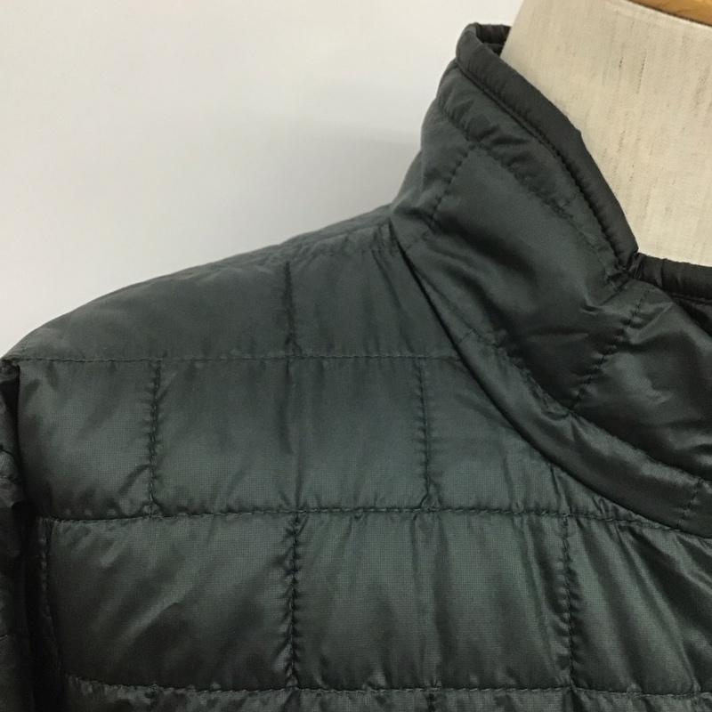 パタゴニア patagonia ジャケット、上着 ジャンパー、ブルゾン ジップアップジャケット ジャンパー アウター ダウンジャケット L ロゴ、文字 緑 / グリーン /  メンズ USED 古着 中古 10106767