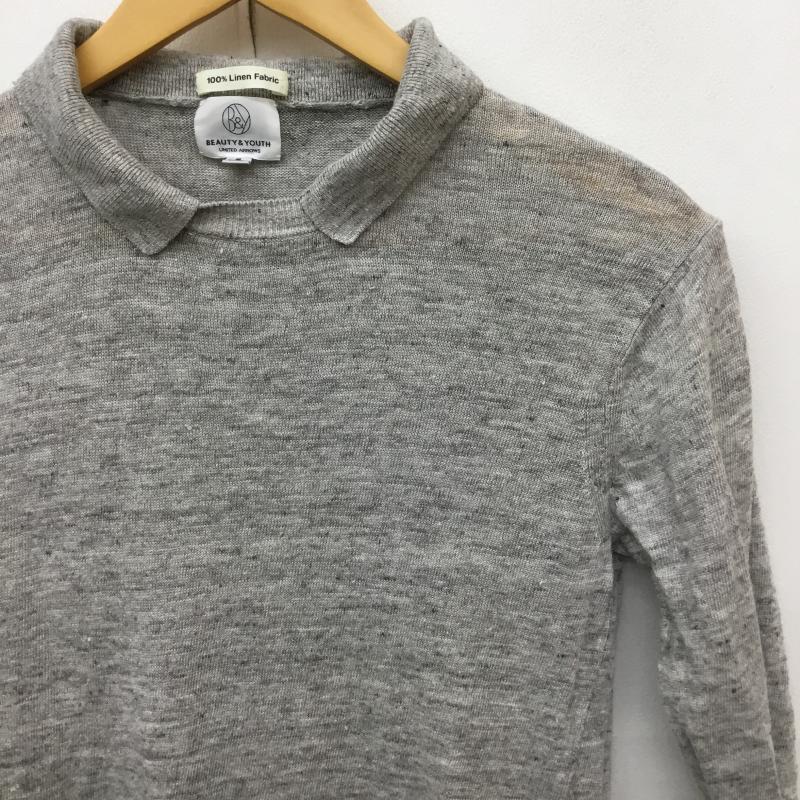 ビューティアンドユース BEAUTY&YOUTH カットソー 半袖 S 無地 灰 / グレー /  レディース USED 古着 中古 10139633