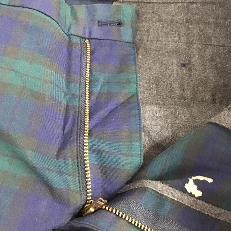ブルックスブラザーズ BROOKS BROTHERS パンツ チノパン チノパン ワイドパンツ カジュアルパンツ ストレートパンツ チェックパンツ 33インチ チェック マルチカラー / マルチカラー /  メンズ USED 古着 中古 10111100