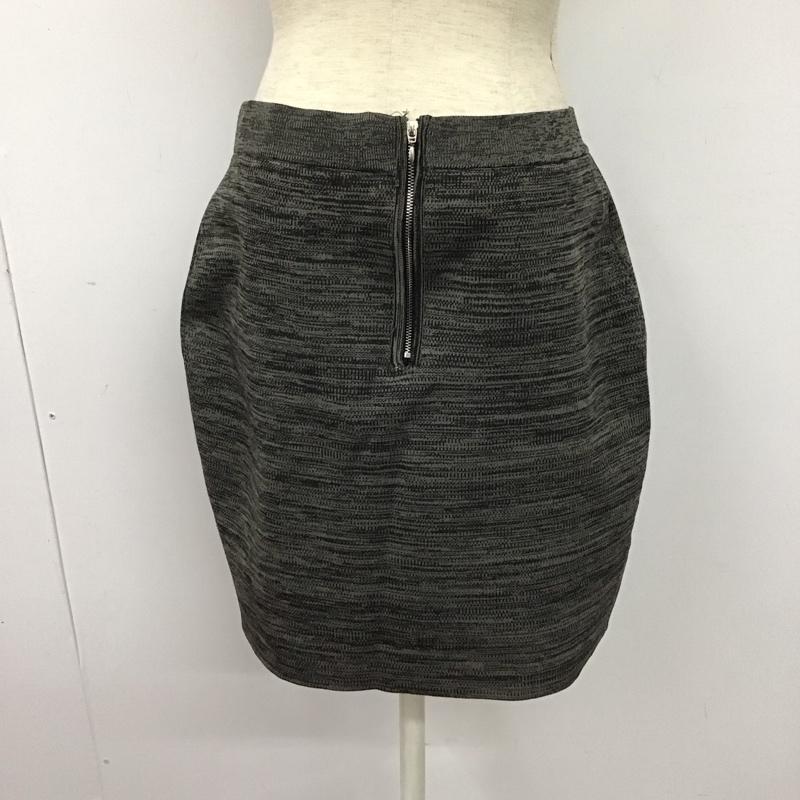 ミスティック mystic セットアップ セットアップ MYZ1012505A0001 メランジニットSETUP ミニスカート ショート丈ニット FREE 無地 黒 / ブラック / X 灰 / グレー /  レディース USED 古着 中古 10142301