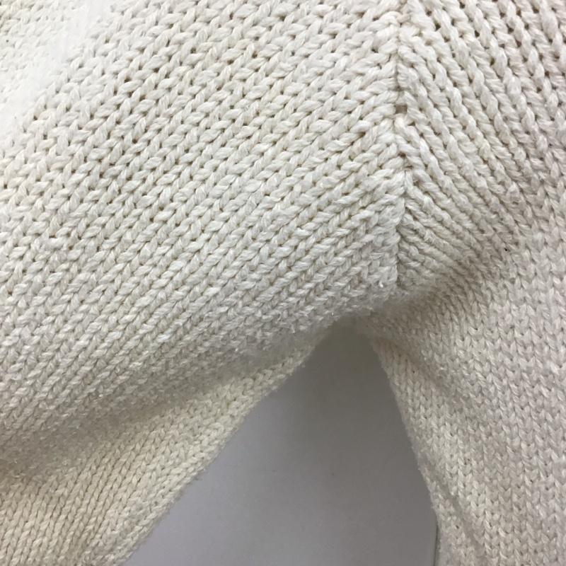 ポロバイラルフローレン Polo by RALPH LAUREN ニット、セーター 長袖 長袖ニットカットソー ニット セーター Vネックニット S ロゴ、文字 白 / ホワイト /  メンズ USED 古着 中古 10117259
