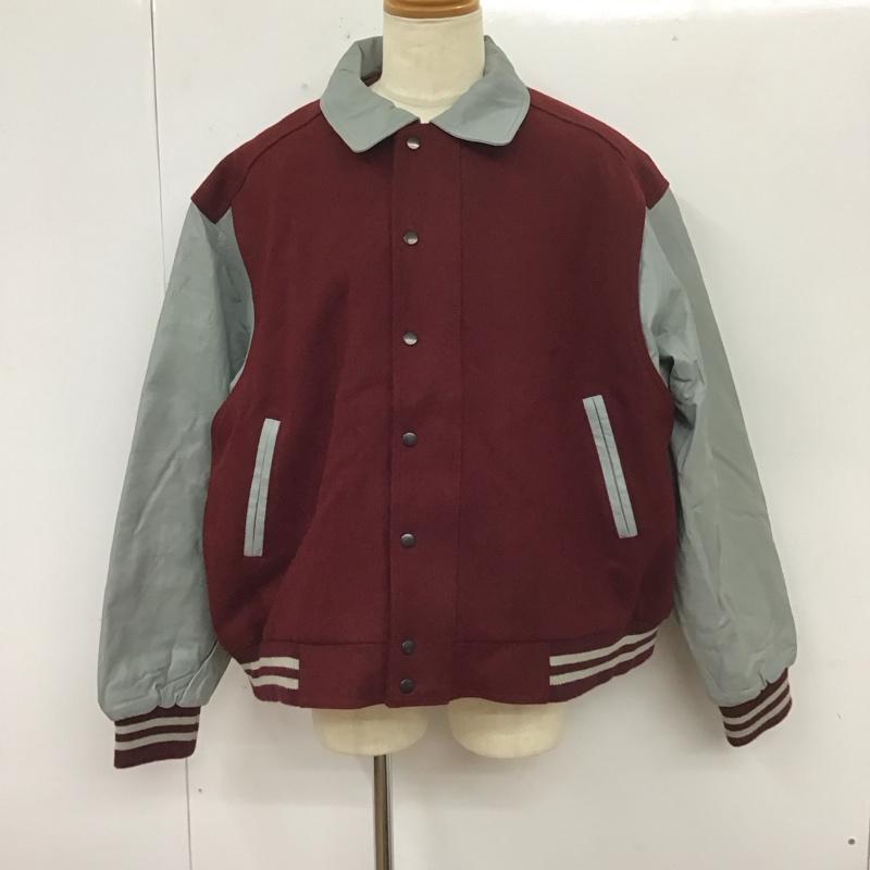 古着 USED ジャケット、上着 ジャンパー、ブルゾン JR Stone XXL 無地 灰 / グレー / X えんじ / ワインレッド /  メンズ USED 古着 中古 10112675