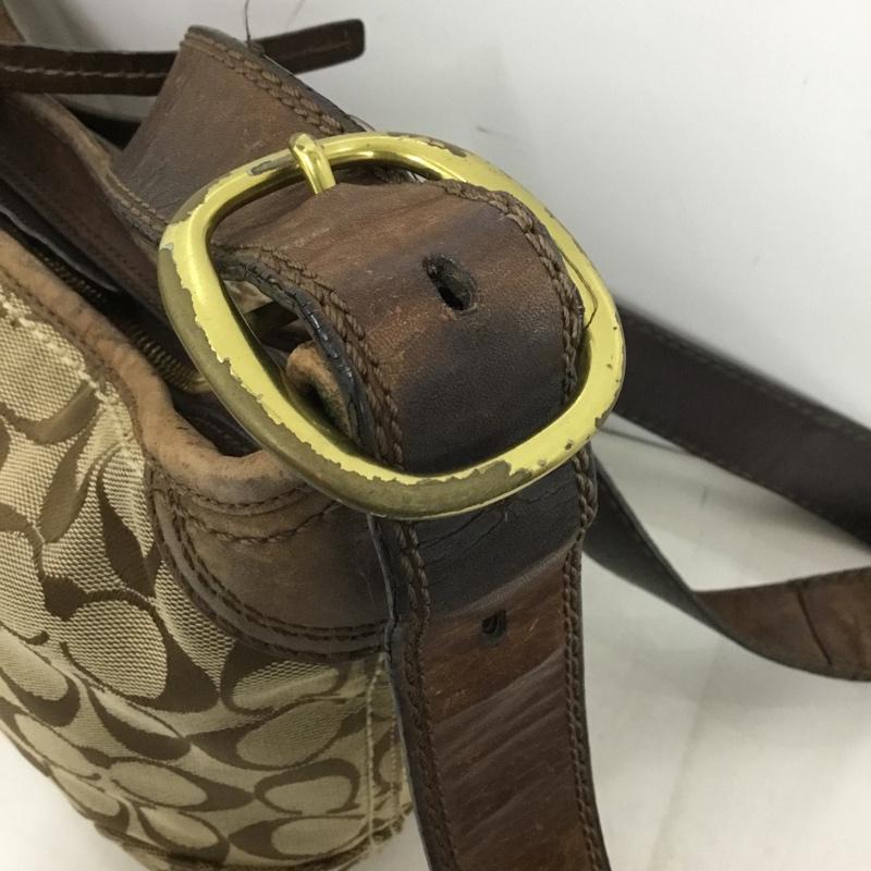 コーチ COACH ショルダーバッグ ショルダーバッグ J0885-12594 シグネチャー 総柄 ベージュ / ベージュ /  レディース USED 古着 中古 10151226