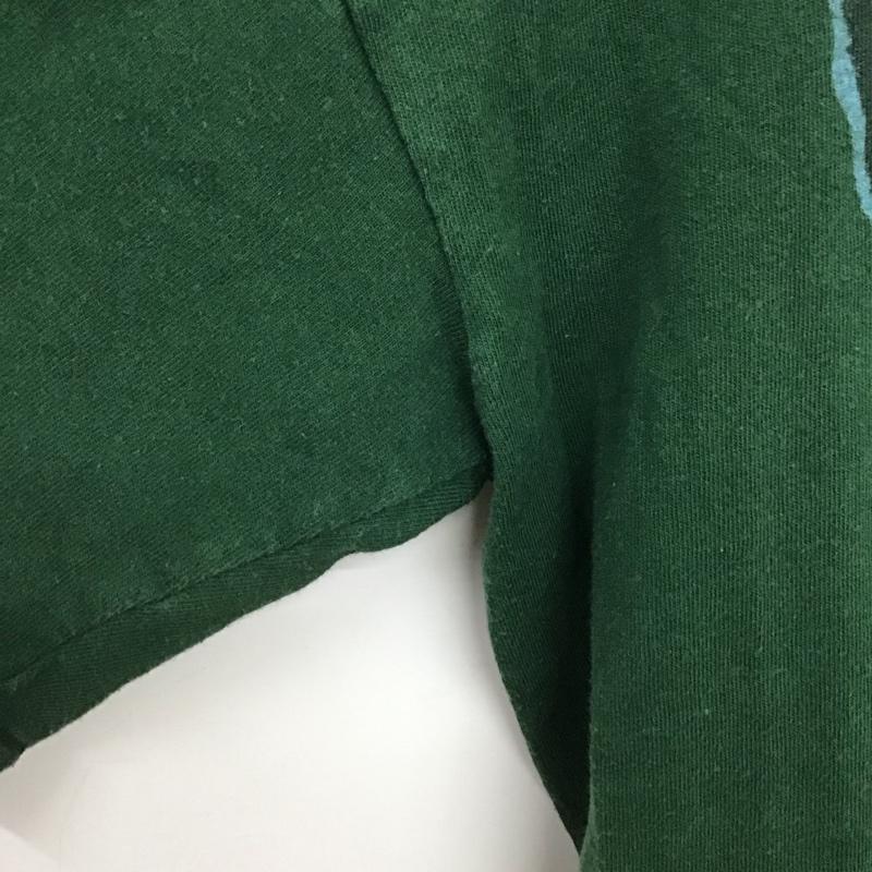 古着 USED Tシャツ 半袖 半袖カットソー プリントTシャツ クルーネックカットソー L プリント 緑 / グリーン /  メンズ USED 古着 中古 10140958