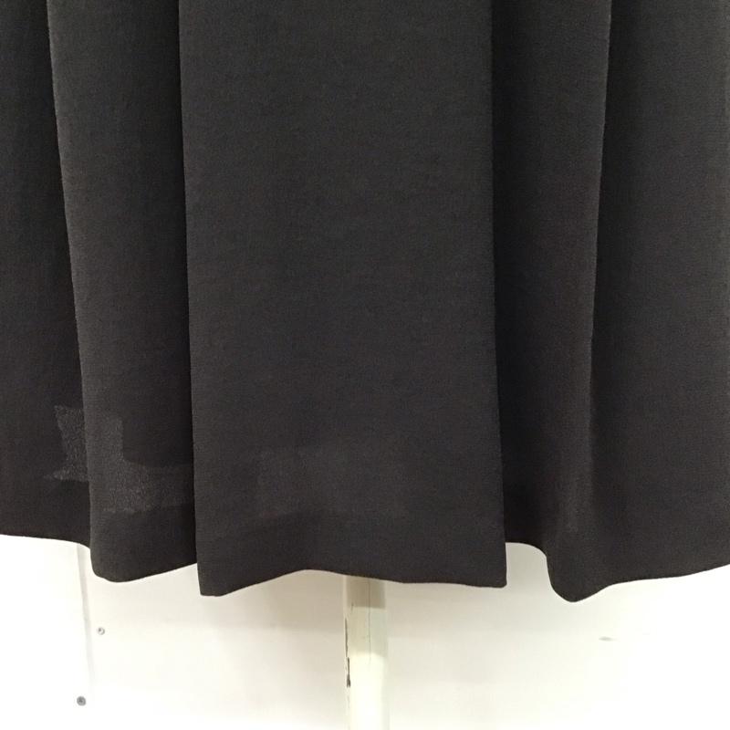 マッキントッシュ Mackintosh スカート ひざ丈スカート 38 無地 黒 / ブラック /  レディース USED 古着 中古 10121169