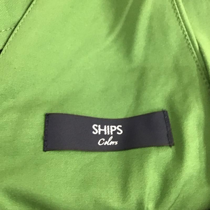 シップスカラーズ SHIPS COLORS ワンピース ロングスカート 803-45-0250 ノースリーブワンピース カジュアルワンピース フレアスカート 無地 緑 / グリーン /  レディース USED 古着 中古 10109189
