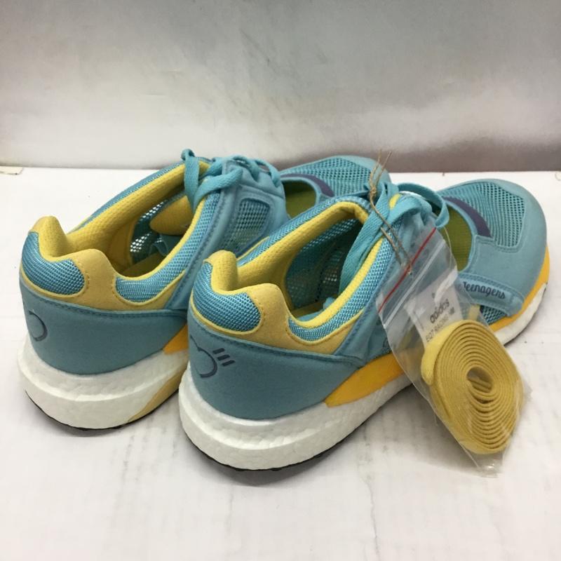 アディダス adidas スニーカー スニーカー GX7917 EQT RACING HM 28cm 箱有 HUMAN MADE 28.0cm ワンポイント 水色 / ライトブルー / X 黄 / イエロー /  メンズ USED 古着 中古 10107863