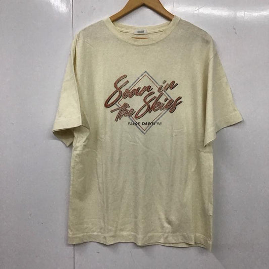 ローリーズファーム LOWRYS FARM Tシャツ 半袖 FREE プリント アイボリー / アイボリー /  レディース USED 古着 中古 10133134