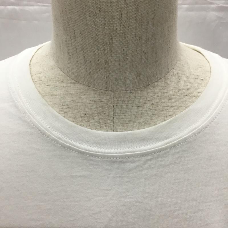 バンクスジャーナル BANKS JOURNAL Tシャツ 半袖 半袖カットソー プリントTシャツ クルーネックカットソー L ロゴ、文字 白 / ホワイト /  メンズ USED 古着 中古 10114140