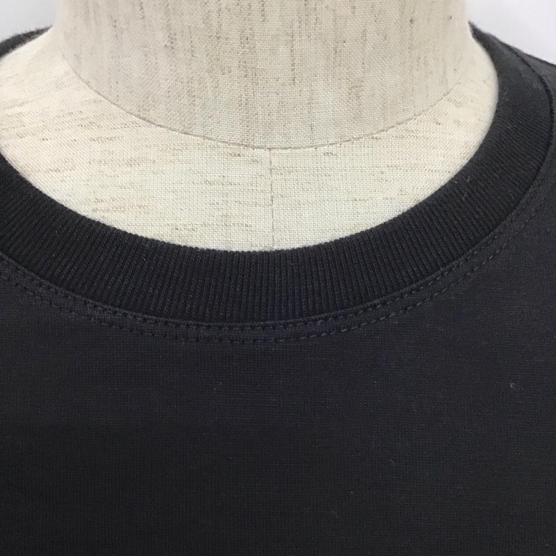 ワールドワイドフェイマス WORLD WIDE FAMOUS Tシャツ 半袖 クルーネック ロゴ、文字 黒 / ブラック /  メンズ USED 古着 中古 10111884