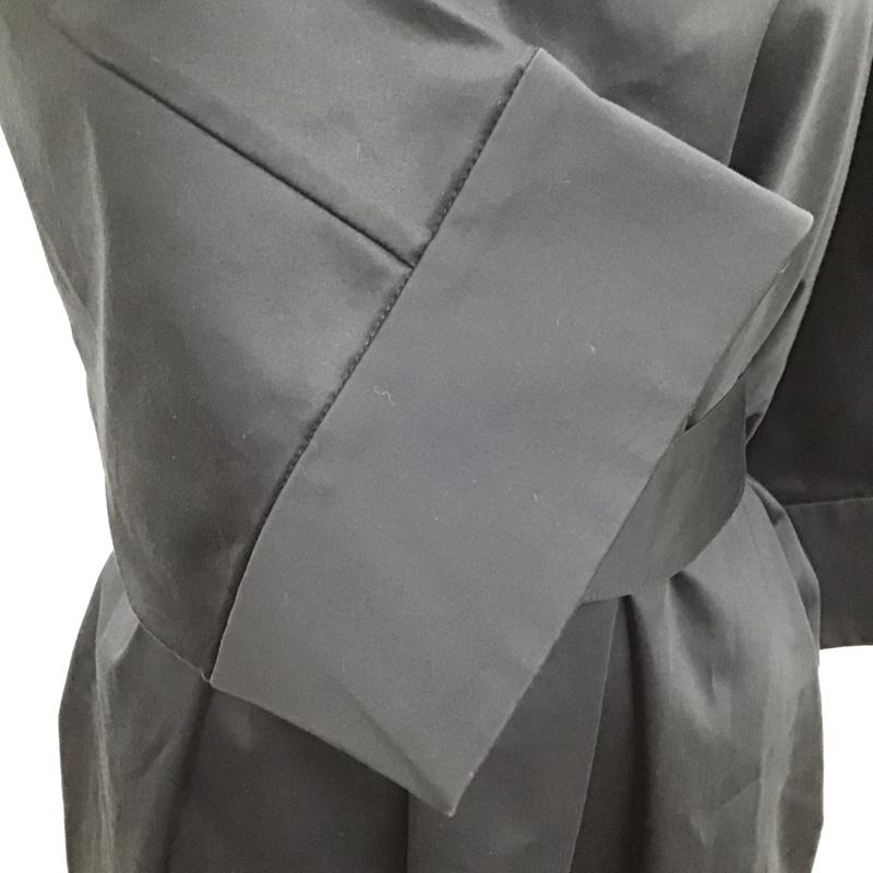 ソブ SOV. ワンピース ひざ丈スカート Vネック 38 無地 紺 / ネイビー /  レディース USED 古着 中古 10114399